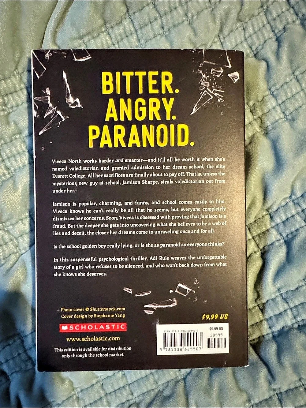 Scholastic Why Would I Lie? Paperback Mystery Book Adi Rule
